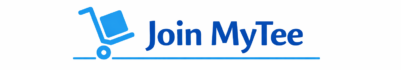 MyTee Movers “Join MyTee” logo featuring a blue cart icon with a box