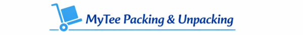 MyTee Movers section header icon showing a blue hand truck with a box for the “MyTee Packing & Unpacking” service.